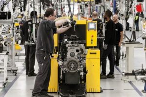 L'usine de moteur Renault Trucks sur le site de Venissieux